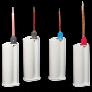 Dispenser jarum suntik perekat 1:1 2:1 2 bagian kosong 50ml tabung lem AB dengan piston segel - Product Image 4