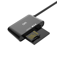 Lecteur de carte TF CF externe 3 en 1 CR021 pour PC/ordinateur portable