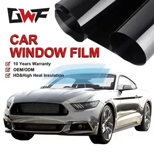 Film Warna karbon gulung Film jendela mobil keramik nano VLT 5% 35% 50% 70% penglihatan jelas penolakan uv isolasi panas