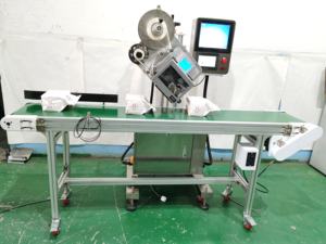 YIMU YM210P Étiqueteuse automatique à grande vitesse en temps réel pour imprimante de codes-barres Machine d'impression et d'étiquetage de date alimentaire en ligne - Product Image 6