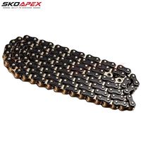 Chaîne de transmission robuste 520 à 120 maillons, dorée et noire, avec joints toriques scellés, pour kit de pièces de moto électrique tout-terrain Sur-Ron Ultra Bee