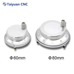 Tay Quay CNC Tay Quay 5V 6 Chân Xung 100 Máy Phát Xung Thủ Công Tay Quay Máy CNC Bộ Mã Hóa Xoay 80Mm