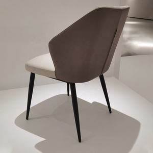 Khuyến mãi Ghế Nhật Bản cho phòng ăn Ghế ăn nhung xanh có tay vịn lưng thấp phong cách châu Âu - Product Image 4