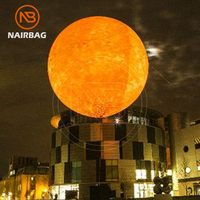 Globe gonflable Terre Lune Mars Soleil Jupiter Vénus Mercure Saturne Uranus Neptune Grande Boule de Planètes pour Décorations