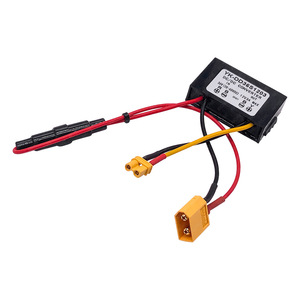 Câble d'alimentation personnalisé Xt60 Xt30 avec fusible, faisceau de convertisseur de décharge CC, 300 mm, âme en cuivre, isolation PVC, pour usage électronique - Product Image 2