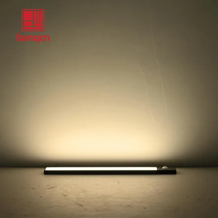 Banqcn Iluminación Debajo Del Gabinete Paquete De 2 2200mAh Sensor De Movimiento Interior Armario Inalámbrico 60 Luces LED Para Dormitorio Cocina
