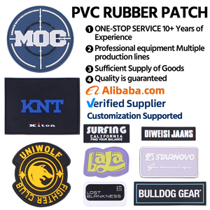 衣類装飾衣料品アクセサリー多様なカスタマイズマウンテンカスタム3Dロゴエンボス加工PVCカスタムパッチ（衣類用） - Product Image 4