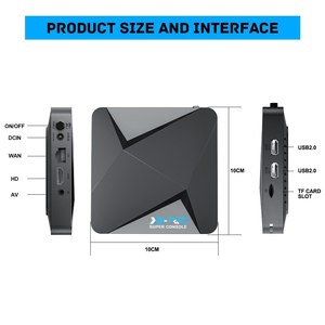 Boîtier de jeu 3D double système Factory X2Pro, console de jeu rétro haute définition pour TV, décodeur - Product Image 5