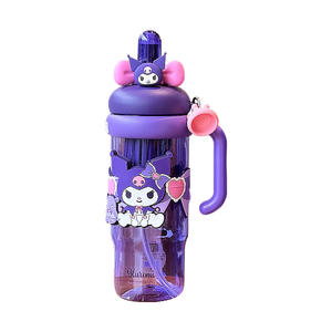 Zuo Mu Kuromi Water Bottle 700Ml Large Capacity Portable <b>Cup</b> With Handle For Students And Outdoor <b>Travel</b> Spring 2025 - Product Image 5