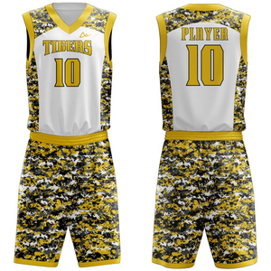 Vêtements de sport personnalisés, respirants, uniformes de basket-ball d'été, écologiques, légers, à séchage rapide - Product Image 1