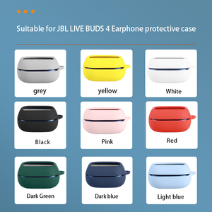 เคสหูฟังซิลิโคนป้องกัน สำหรับ <span class=keywords><strong>JBL</strong></span> LIVE BUDS <span class=keywords><strong>4</strong></span>, เคสหูฟังไร้สาย TWS, สำหรับเคส AirPods <span class=keywords><strong>Pro</strong></span> - Product Image 3