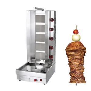 Máquina eléctrica de parrilla shawarma de gas de alta calidad