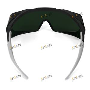 医療用レーザー脱毛治療用OD4 + OD6 + IPL 200-2000nmポリカーボネートアンチフォグフルフレームレーザー安全メガネ - Product Image 4