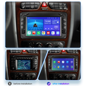 2 Din Android 14 auto Multimedia Radio Stereo Audio per <span class=keywords><strong>Mercedes</strong></span> Benz <span class=keywords><strong>Vito</strong></span> W203 VaneoClk <span class=keywords><strong>W639</strong></span> W168 W209 W210 GPS USB schermo Modulare - Product Image 6