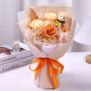 Ramo de Rosas Eternas para el Día de San Valentín, Tanabata, Regalo de Alta Gama para Mejores Amigas, 35x25cm, Origen <span class=keywords><strong>China</strong></span> - Product Image 4