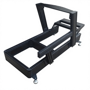 Cockpit de Simulation de Conduite Personnalisé Noir 40160 en Aluminium à Surface Plate, <span class=keywords><strong>Profil</strong></span>é Extrudé, pour Simulation de Course - Product Image 1