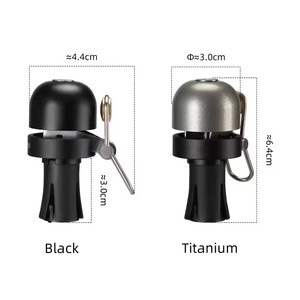 ZOYOSPORTS vélo cloche clair son fort 80db <span class=keywords><strong>guidon</strong></span> klaxon pour <span class=keywords><strong>vtt</strong></span> et vélo <span class=keywords><strong>de</strong></span> route alliage 22.2mm poignée cloches anneau - Product Image 2