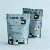 Sachets refermables personnalisés de qualité alimentaire pour l'emballage de collations, café, sucre et aliments