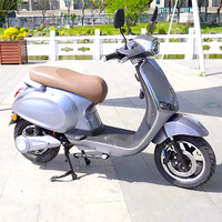Moto électrique vintage de Chine 10 pouces 600W/800W gamme cyclomoteur électrique moto moderne vintage de style rétro