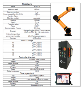 หุ่นยนต์ร่วมปฏิบัติงาน 6 แกน bibo Original AUBO i3 รับน้ำหนักได้ 3 กก. ระยะเอื้อม 625 มม. ความแม่นยำสูง 0.03 มม. เหมาะสำหรับงานประกอบและบรรจุภัณฑ์ - Product Image 5