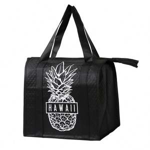 Recycled Extra Large PP Non Woven Insulated Thermal Food Lunch Picnic <b>Bag</b> or Cooler <b>Bag</b> Ice Pack for Food <b>Delivery</b> - Product Image 2