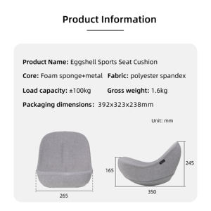 Bantal pinggang dan pinggul kebugaran, desain Modern ergonomis inti bulat dengan poliester untuk latihan Yoga dan Gym rumah - Product Image 6