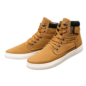 Nuevo Diseño 2025, Talla Grande 14, Venta al por Mayor de Fábrica, Botas de Estilo Juvenil Moderno, Zapatos de Cuero para Caminar a la Moda para Hombre - Product Image 1