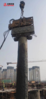 ANTENG Marteau vibrant de 24 m de profondeur monté sur grue, machinerie de construction pour le battage de pieux, projets de génie civil et de ponts, roulement OEM