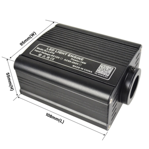 Kingshowstar Nouveau Kit de Plafonnier LED 16W RGBW à Fibre Optique avec Capteur, Mode <span class=keywords><strong>Musique</strong></span>, Télécommande/APP, Lumière Intérieure Étanche IP67 - Product Image 2