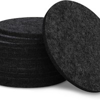 Sous-verre en feutre non tissé stable, respirant, écologique, antidérapant, à friction optimale, 3 mm, pour tasses et verres de table
