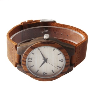 <span class=keywords><strong>Montre</strong></span> en bois TJW pour <span class=keywords><strong>homme</strong></span>, édition limitée, design sportif, bracelet en cuir Crazy Horse de luxe, cadran 45 mm, mouvement à quartz numérique, 24 mm - Product Image 4