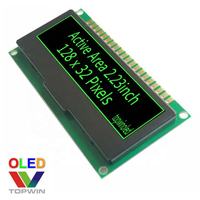 أحدث جودة عالية مطورة وحدة عرض OLED زرقاء فاتحة x 32 بكسل Ssd1309 TW28320230B01 منفذ متوازي 2