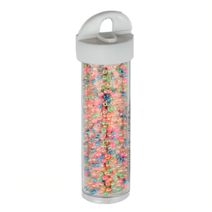 Perline multicolori da 3 mm per artigianato e creazione di gioielli - Product Image 1