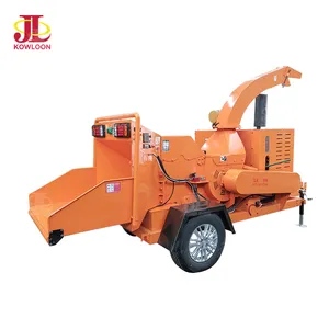 High Performance 100hp Trucked Diesel Engine Portable Tow Behind Wood Chipper