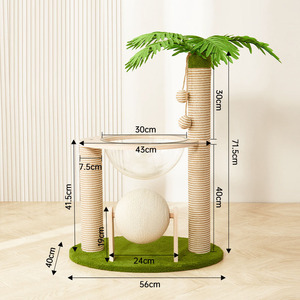 Árbol para Gatos Todo en Uno, Grande y Ahorrador <span class=keywords><strong>de</strong></span> Espacio, para Uso Doméstico, Pedidos al por Mayor Disponibles Directamente <span class=keywords><strong>de</strong></span> Fábrica - Product Image 3