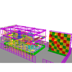 Circuitos de Obstáculos Ninja Personalizados para Exteriores con Piscinas de Pelotas, Toboganes, Rocódromos Infantiles Interiores y Áreas de Juego - Product Image 6