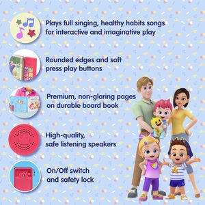 Regalo de Cumpleaños Perfecto, Libro de <span class=keywords><strong>Sonidos</strong></span> Bebefinn <span class=keywords><strong>con</strong></span> Canciones de Hábitos Saludables, Libro de <span class=keywords><strong>Sonidos</strong></span> Educativo <span class=keywords><strong>con</strong></span> Canciones Infantiles y <span class=keywords><strong>Sonidos</strong></span> Musicales para Niños - Product Image 5