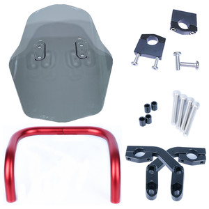 Accessori moto dirt bike parabrezza copri parabrezza universale moto deflettore vento - Product Image 2