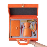 Coffret Cadeau Promotionnel d'Entreprise : Parapluie et Carnet en Acier Inoxydable Personnalisables avec Logo Sérigraphié pour Marketing Commercial