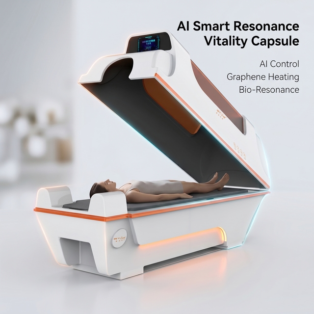 AI Smart Resonance Wellness Capsule Graphene Heating Bio Resonance Spa Cabin for Beauty Salon