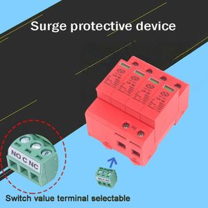 Dispositif de protection contre les surtensions triphasé T2 AC certifié CE 385V 20kA-40kA 4P pour système solaire et protection contre la foudre - Product Image 3