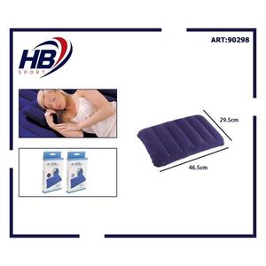 HB Sport Inflatable Travel <b>Pillow</b> 46.5x29.5cm <b>Neck</b> Support For <b>Airplane</b> Car Sleep - Product Image 1