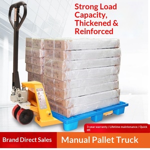 รถยกพาเลทไฮดรอลิกแบบแมนนวลสำหรับขายส่ง พร้อมอุปกรณ์ยกไฮดรอลิกสำหรับจัดเรียงการขนถ่ายสินค้า ลดราคา - Product Image 1