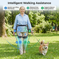 Exosquelette pour la marche, design ultra-léger de 2,4 kg avec assistance électrique intelligente pour la randonnée et les aventures en plein air