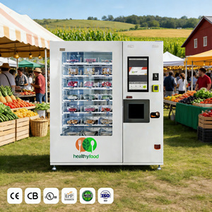 Selbstbedienungs-Verkaufsautomat für Salat-Gemüseboxen mit Touchscreen, Unterstützung für Karten- und Banknotenzahlung - Product Image 1