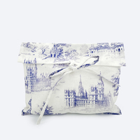 Vente en gros pochette imprimée numérique de différentes tailles personnalisée oreiller emballage de vêtements pour enfants sac enveloppe en coton