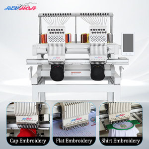 Máquina de Bordar y Coser Computarizada de Alta Velocidad con 2 Cabezales y 9/12/15 Agujas a Precio de Fábrica - Product Image 1