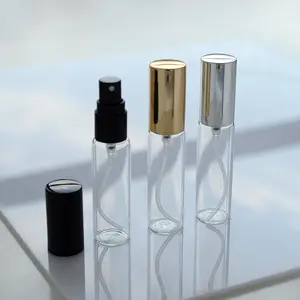 10ml香水噴霧器透明ガラススプレーボトルトラベルポータブル香水ディスペンサーガラス瓶