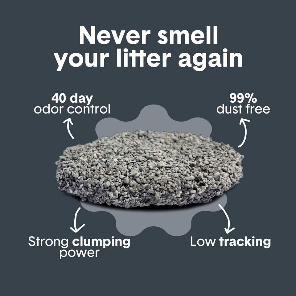 40 Day Odor Control, Clumping Clay Kitty Litter, Odor Eliminating ... - Odor Eliminating Pet Litter Reviews