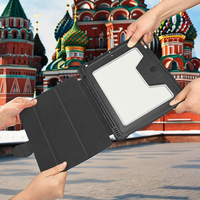 Casing pelindung lengan Tablet Pro iPad 12.9 inci, casing penutup pelindung dengan tempat pensil, kompatibel dengan tas Laptop Air buku Mac